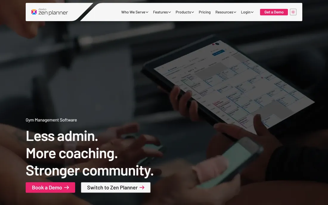 Zen Planner homepage