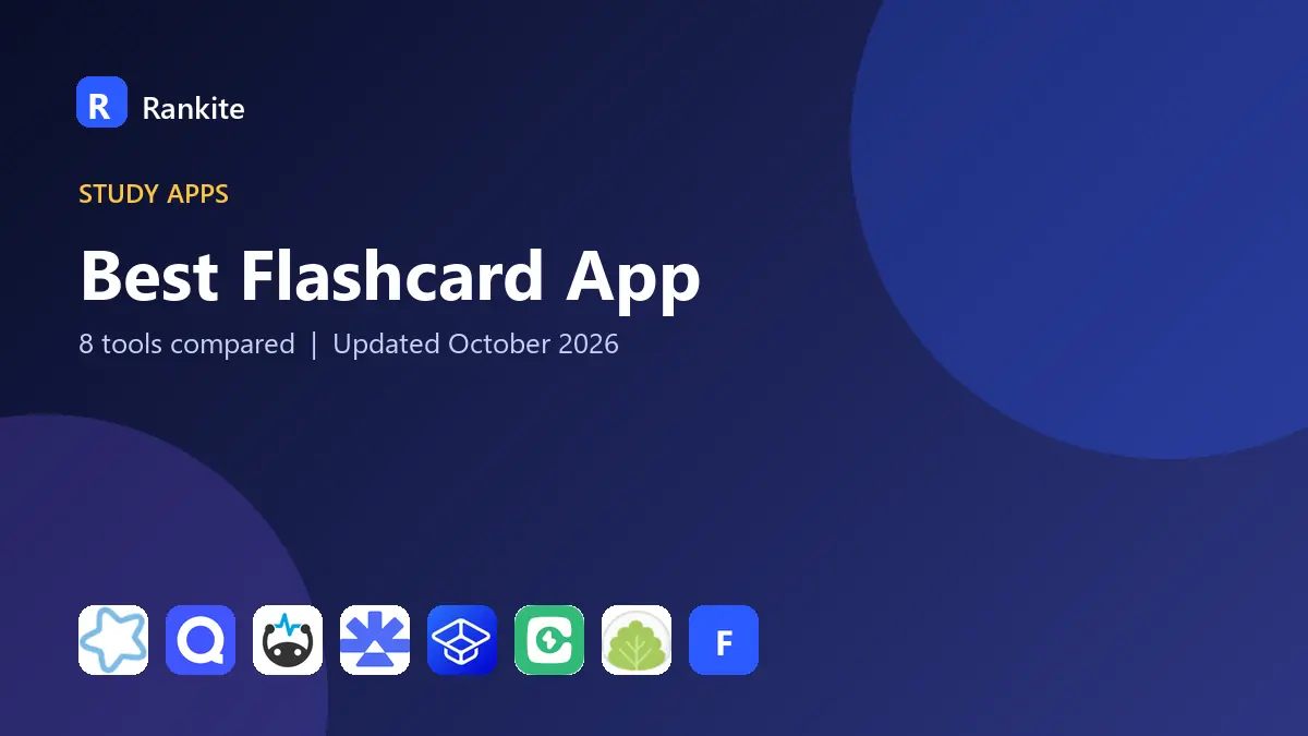 Best Flashcard App in 2026: 8 Tools Compared