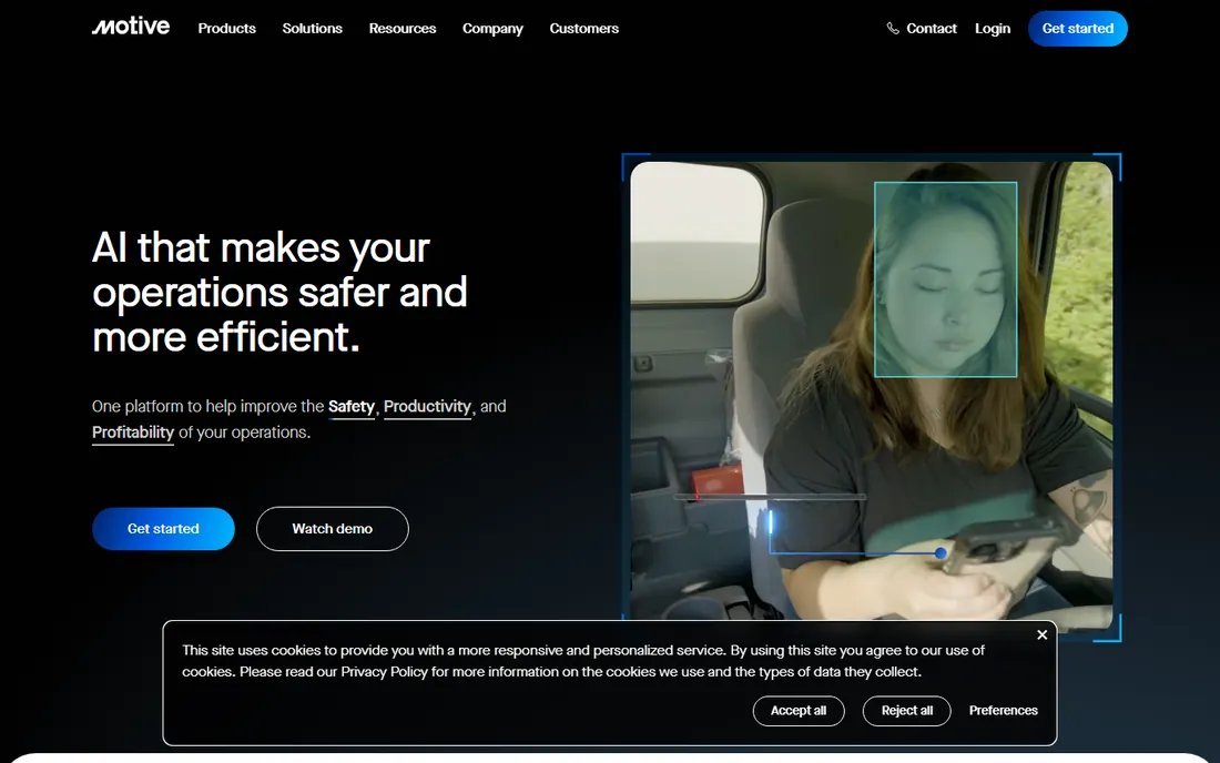 Motive homepage