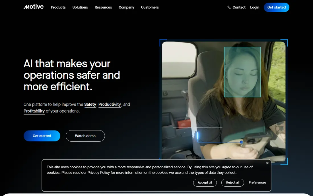 Motive homepage