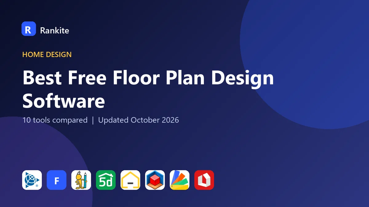 Best Free Floor Plan Design Software in 2026: 10 Tools Compared