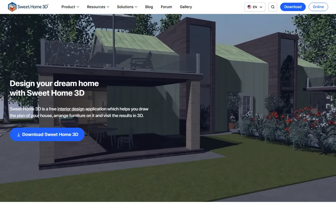 Sweet Home 3D homepage