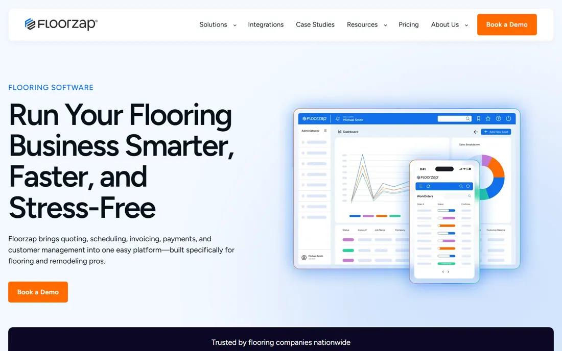 Floorzap homepage