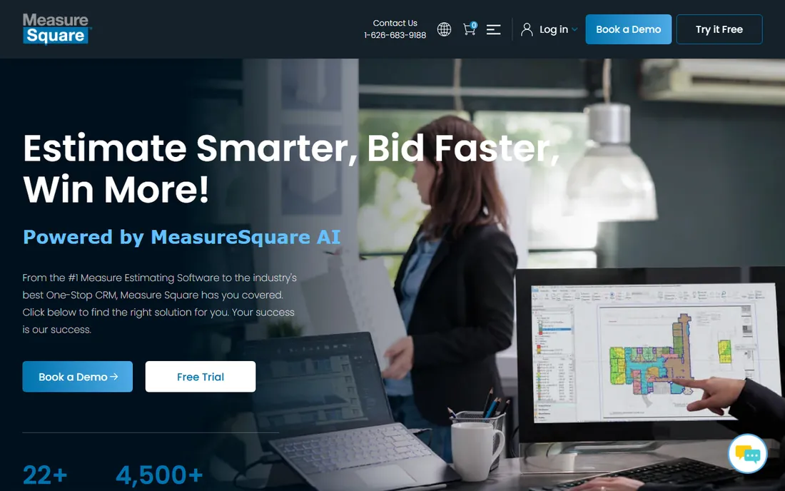 MeasureSquare homepage