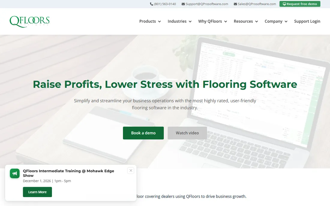 QFloors homepage