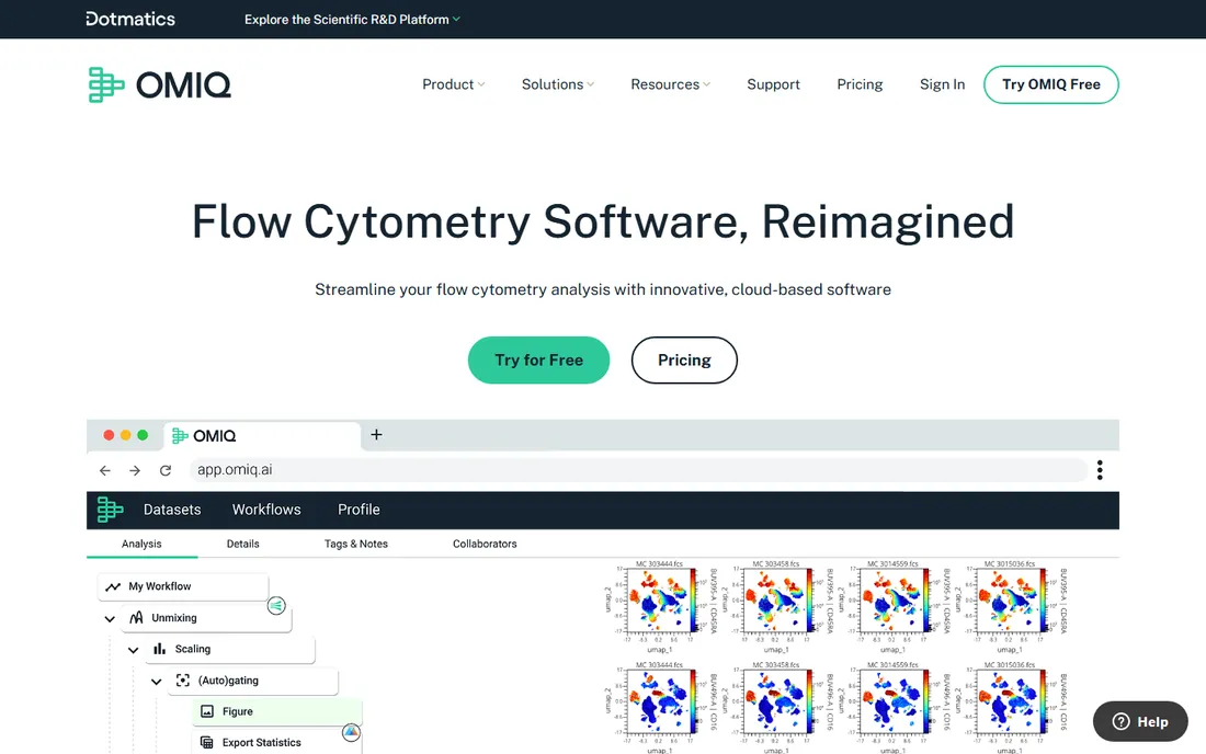 OMIQ homepage