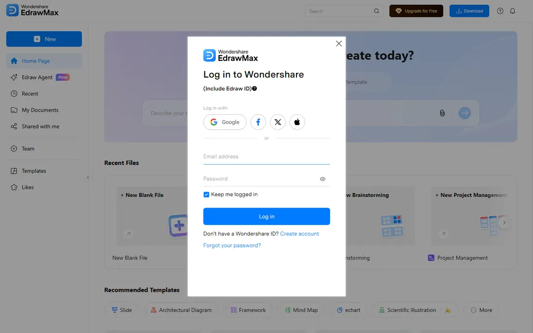 EdrawMax homepage