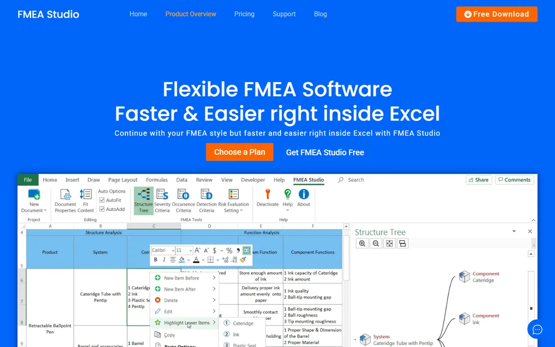 FMEA Studio homepage