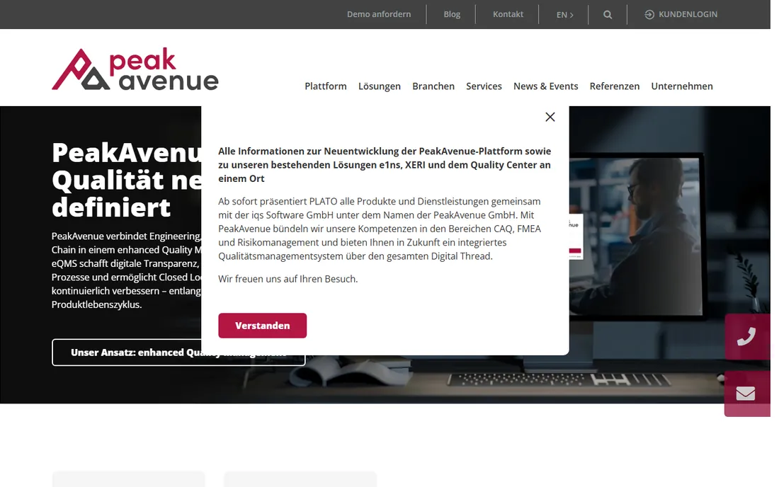 PLATO e1ns homepage