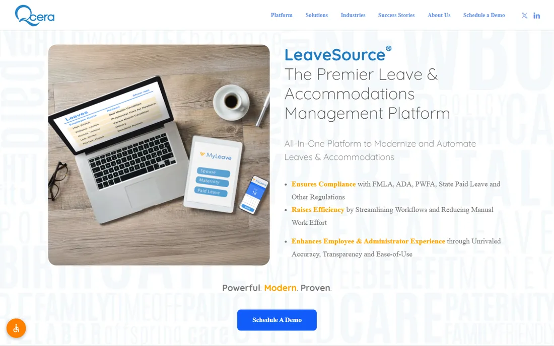 Qcera (LeaveSource) homepage