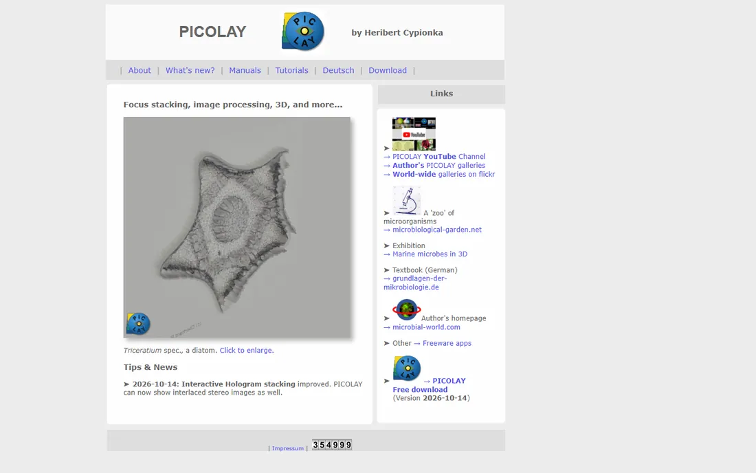 Picolay homepage