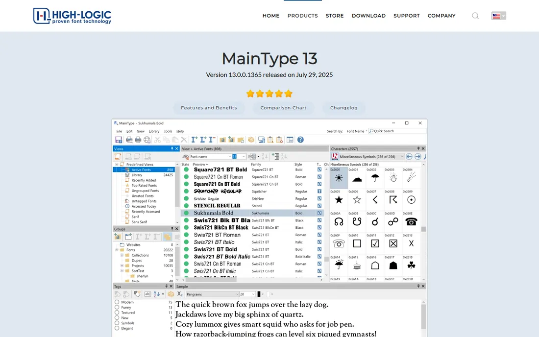 MainType homepage