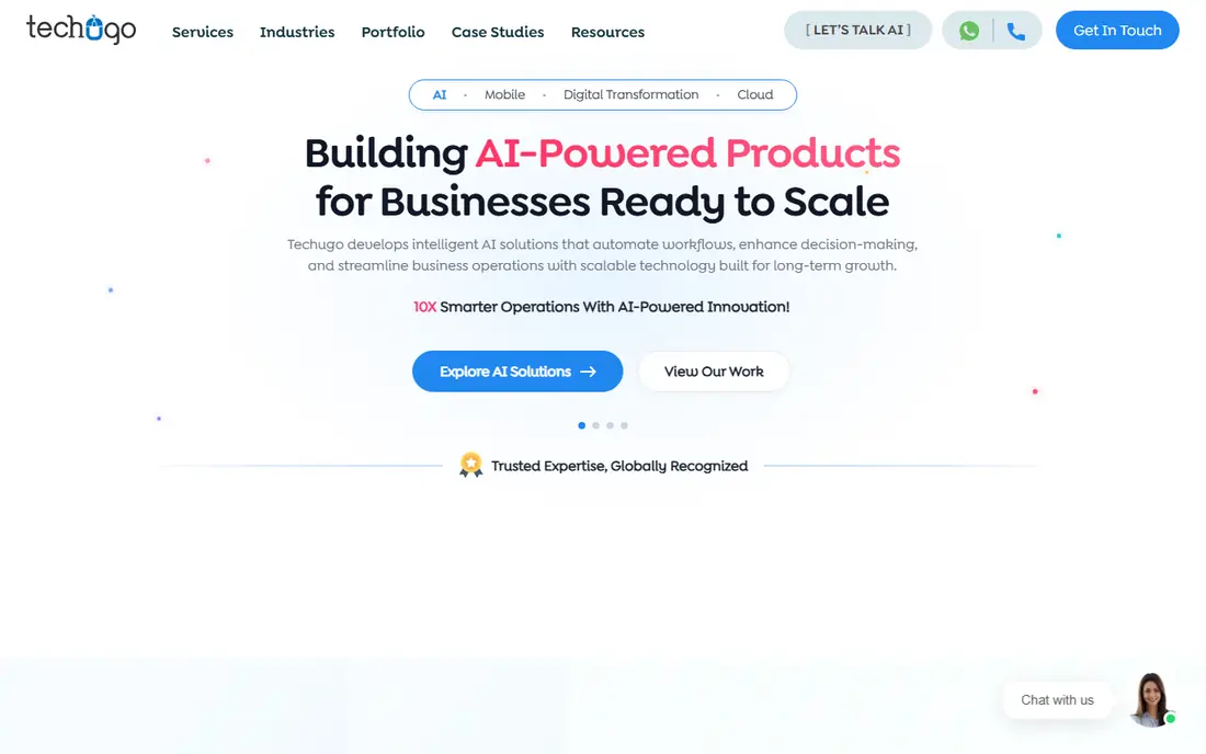 Techugo homepage