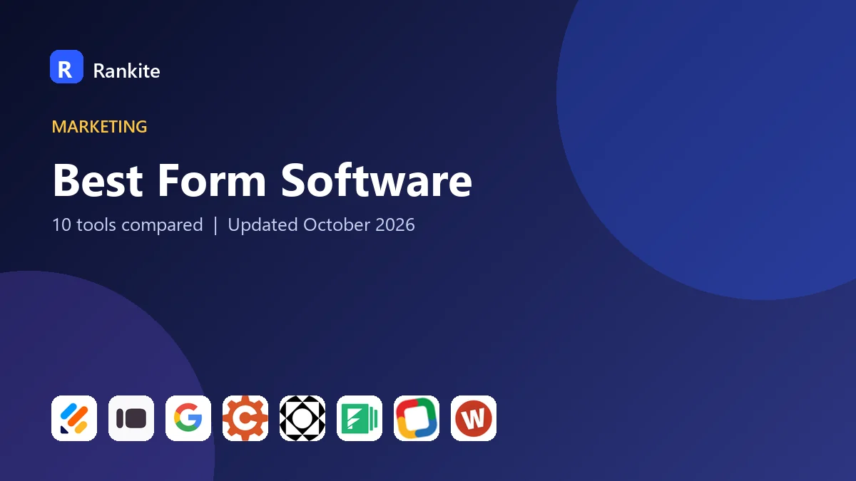 Best Form Software in 2026: 10 Tools Compared