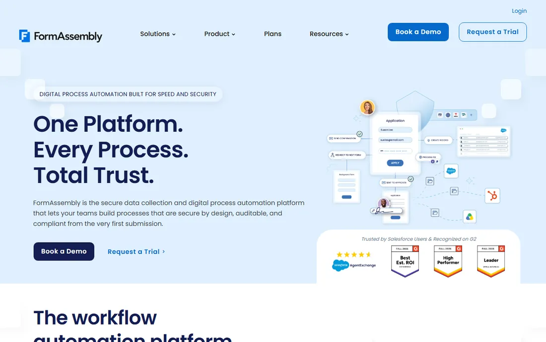 FormAssembly homepage