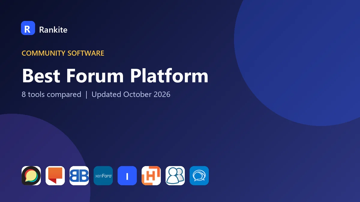 Best Forum Platform: 8 Tools Compared