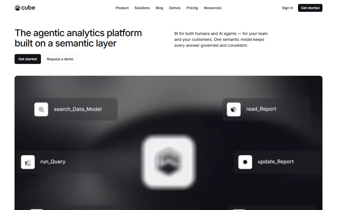 Cube homepage