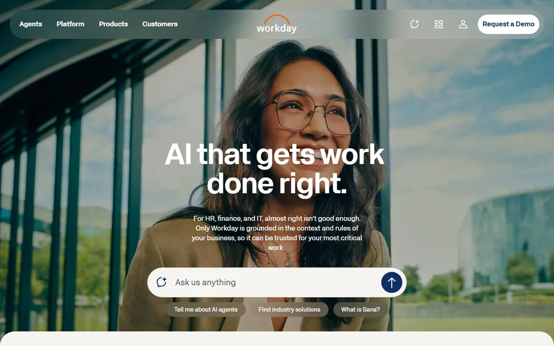 Workday Adaptive Planning homepage