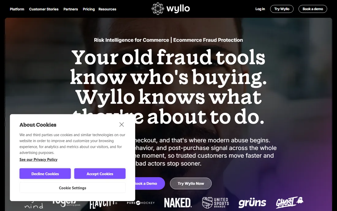 NoFraud homepage