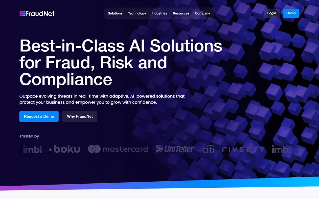 Fraud.net homepage