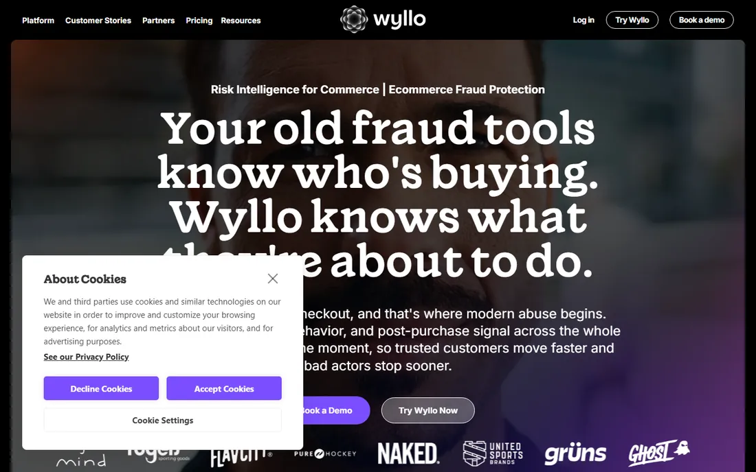 Wyllo homepage