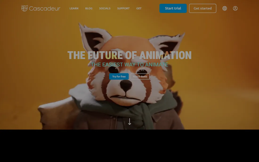 Cascadeur homepage