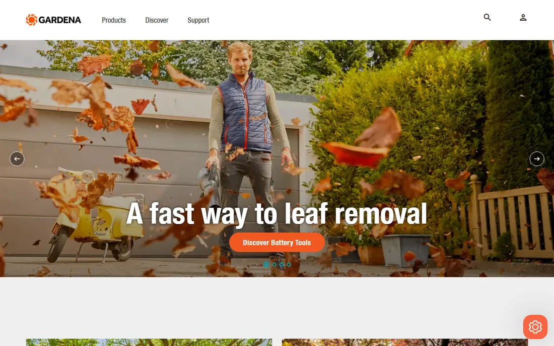 Gardena myGarden homepage