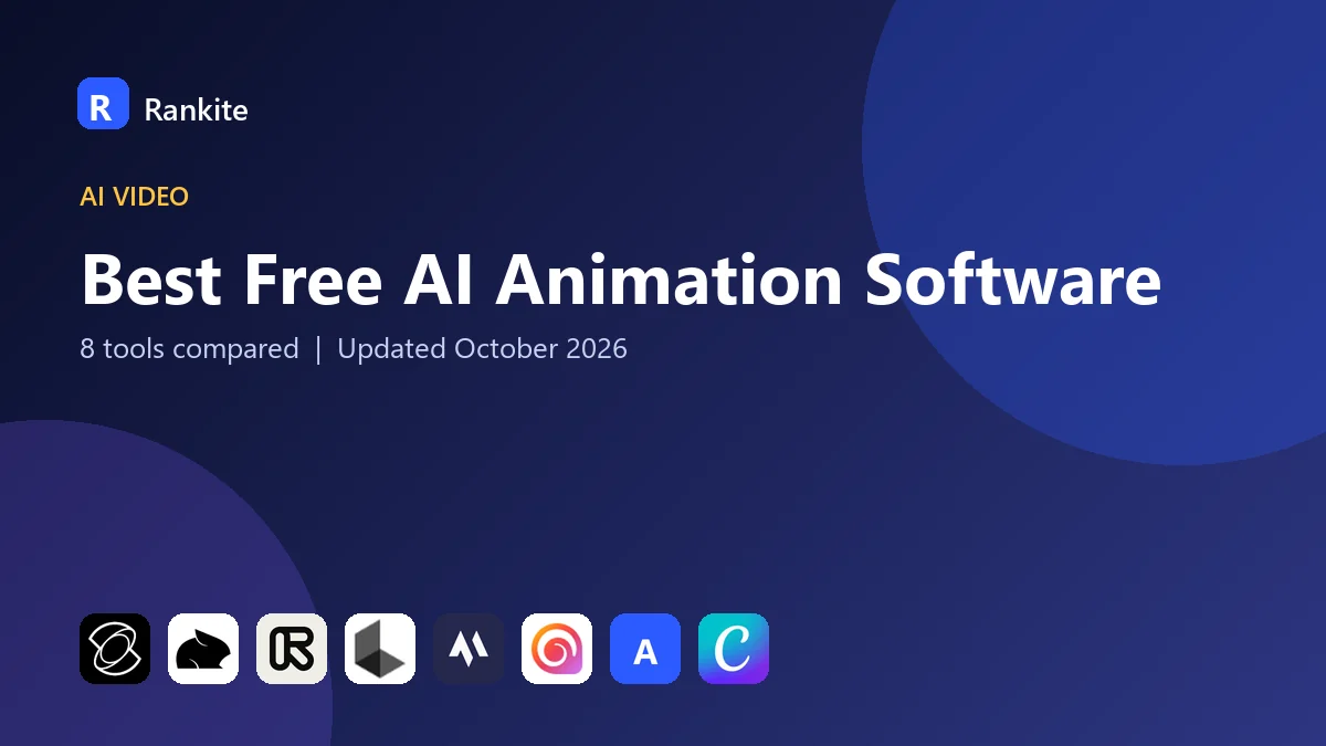 Best Free AI Animation Software: 8 Tools Compared