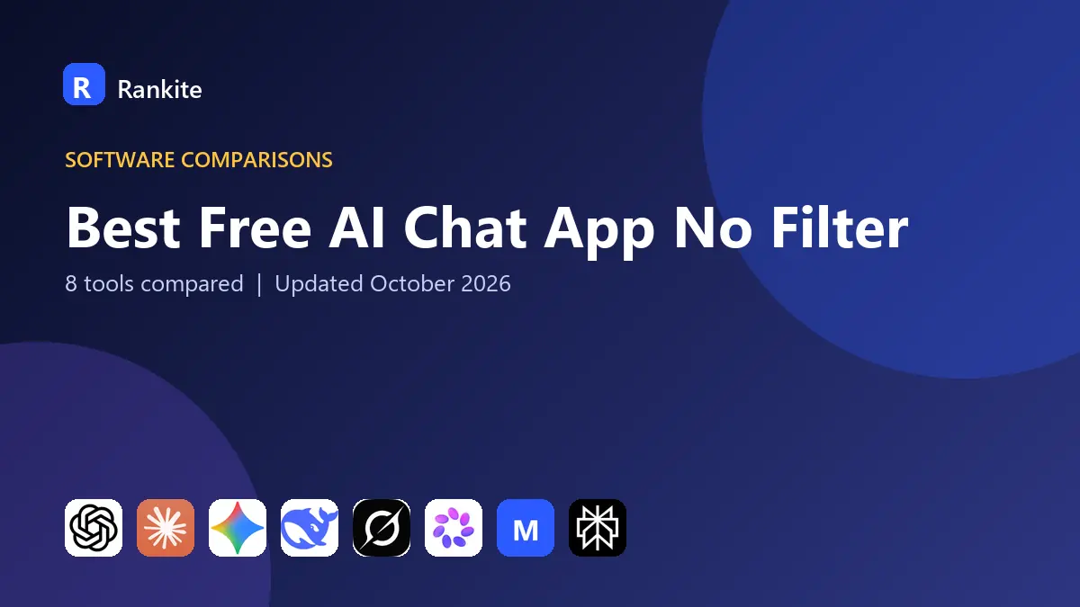 Best Free AI Chat App No Filter in 2026: 8 Tools Compared