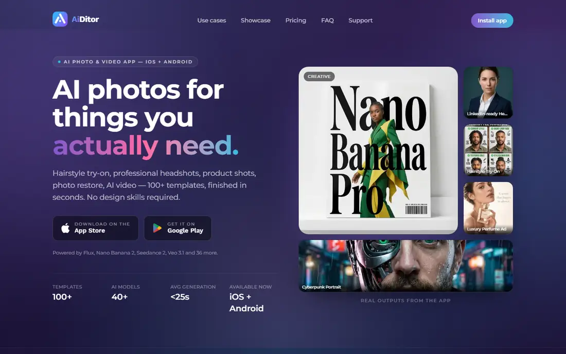 AiDitor homepage