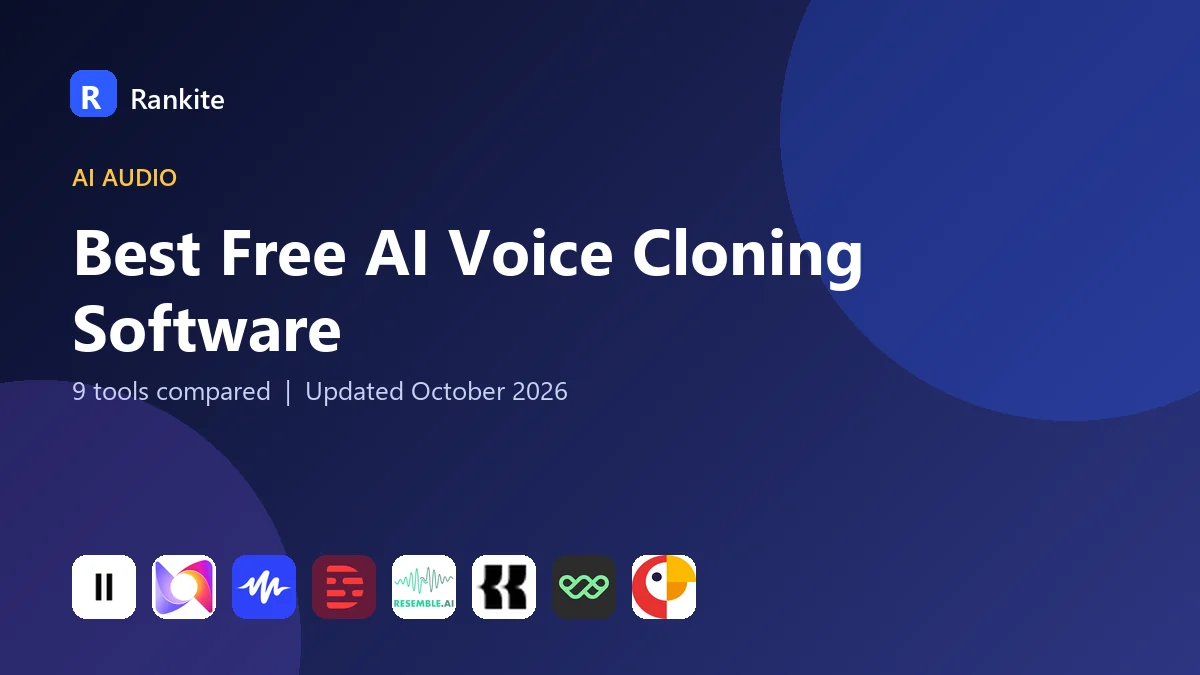 Best Free AI Voice Cloning Software in 2026: 9 Tools Compared