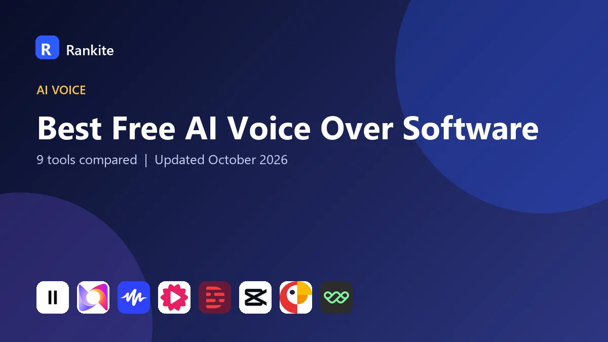 Best Free AI Voice Over Software in 2026: 9 Tools Compared