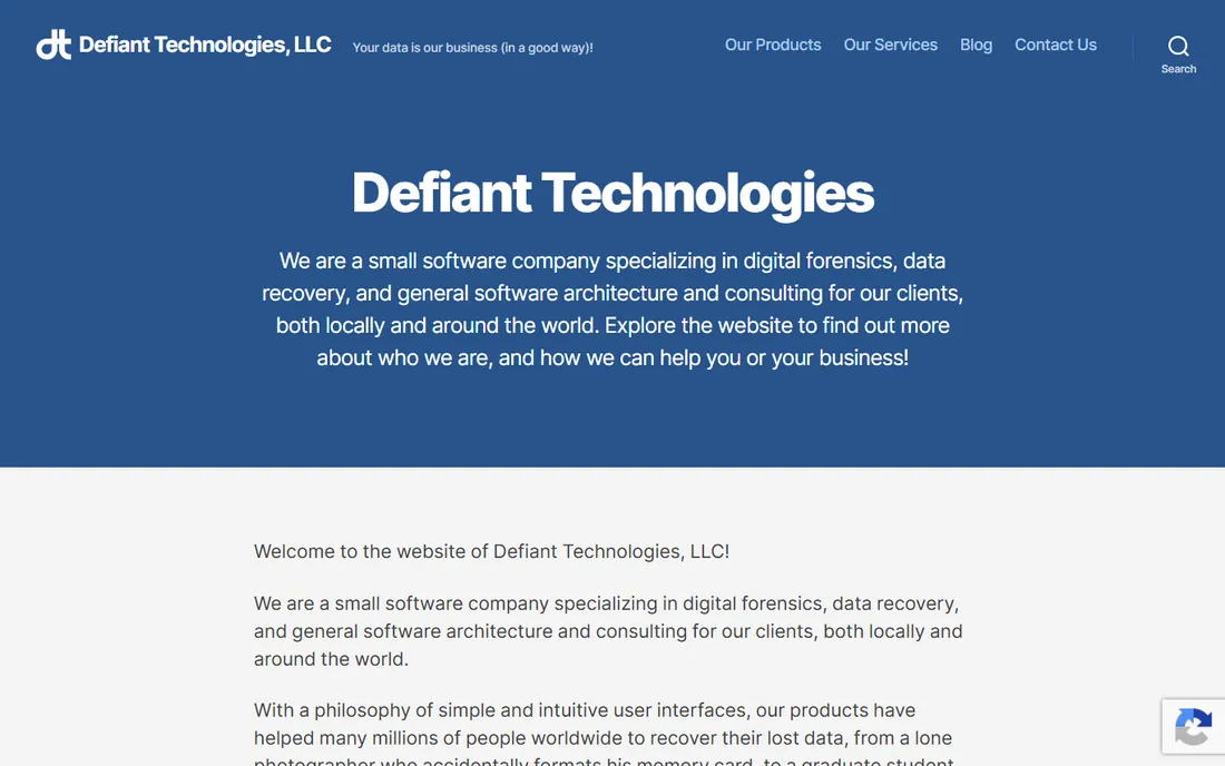 DiskDigger homepage