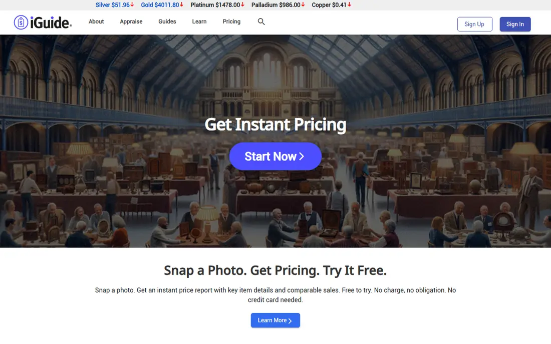 iGuide homepage