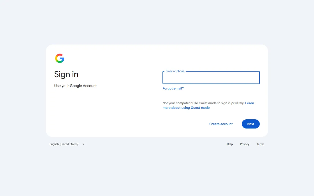 Google Docs voice typing homepage