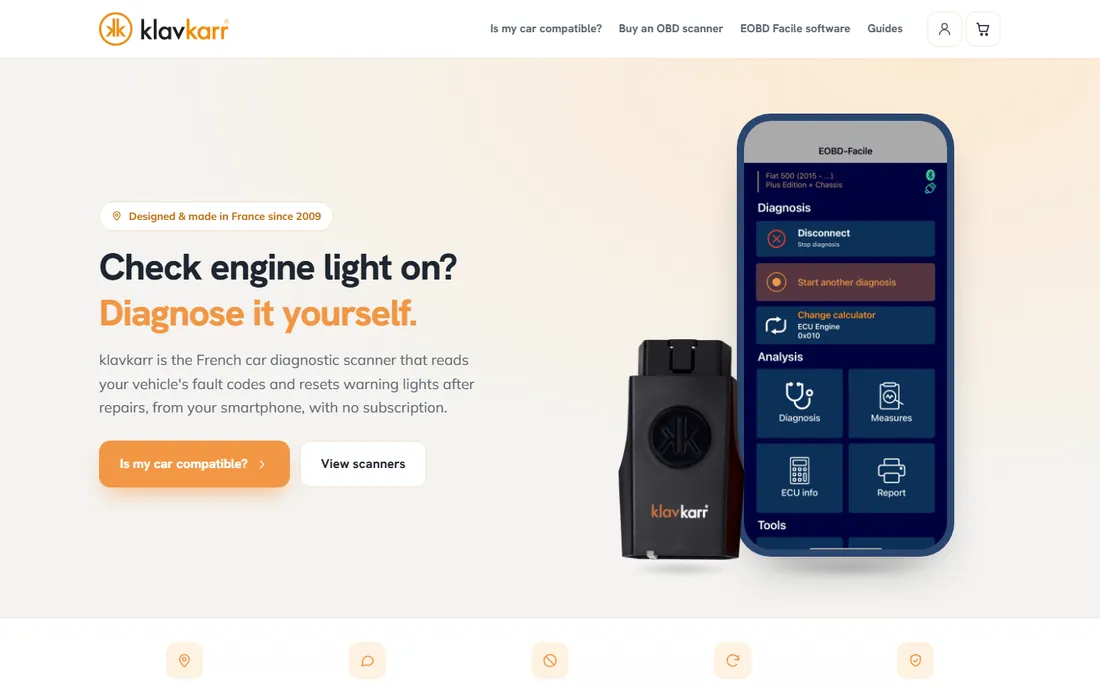 EOBD Facile homepage