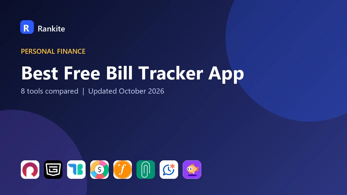 Best Free Bill Tracker App in 2026: 8 Apps Compared