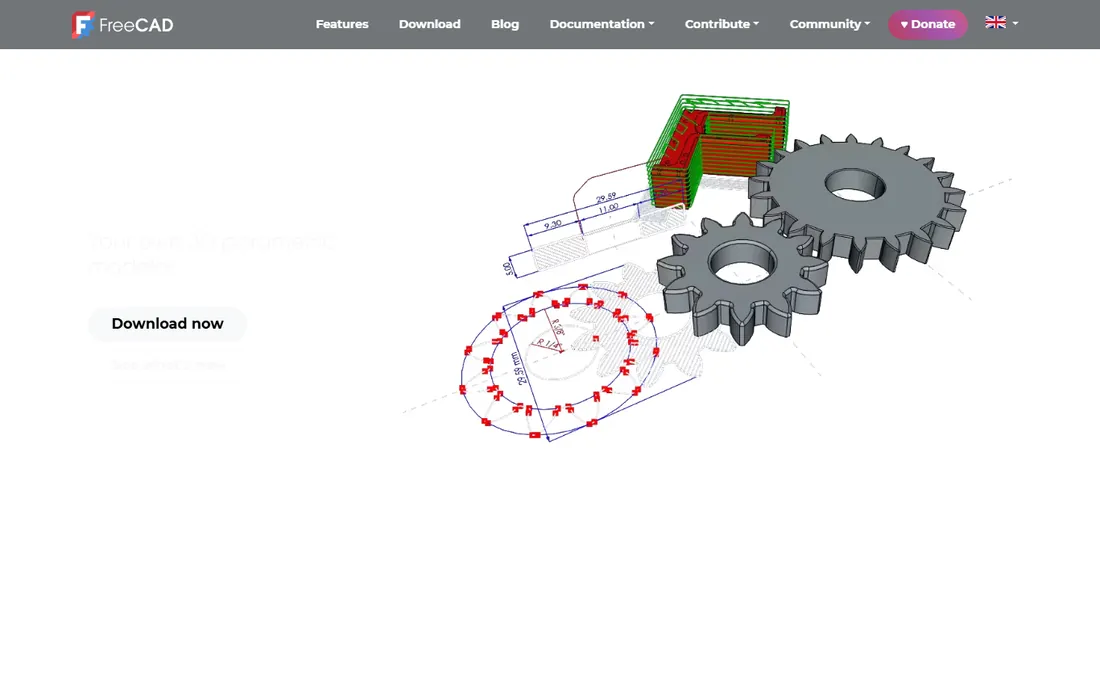 FreeCAD homepage