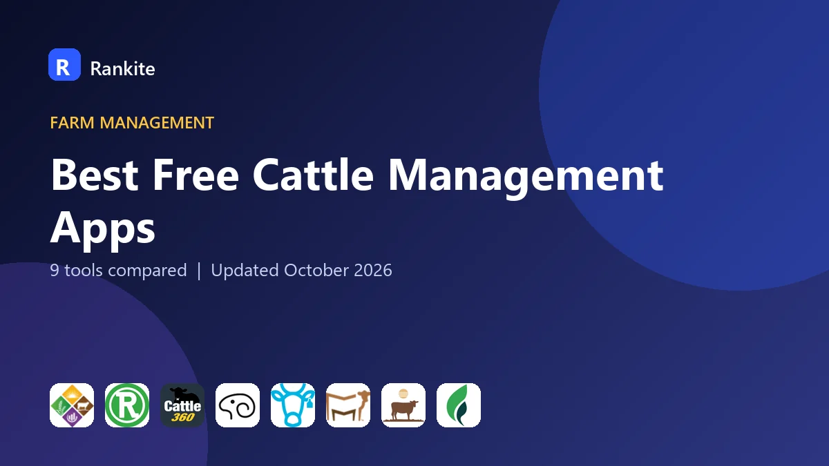 Best Free Cattle Management Apps in 2026: 9 Apps Compared