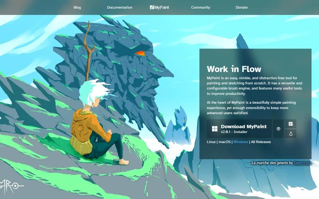 MyPaint homepage