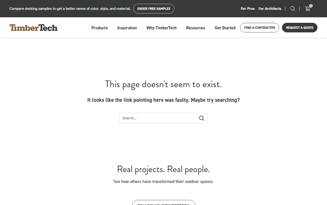 TimberTech Deck Designer homepage