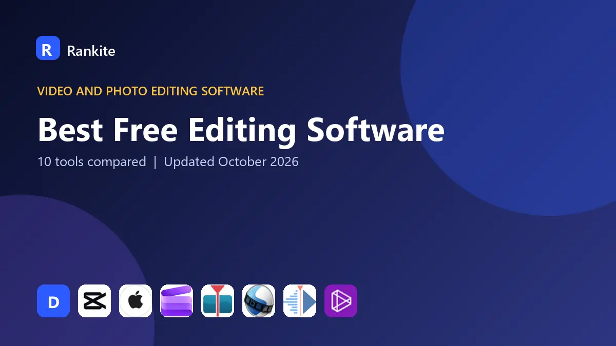 Best Free Editing Software in 2026: 10 Tools Compared