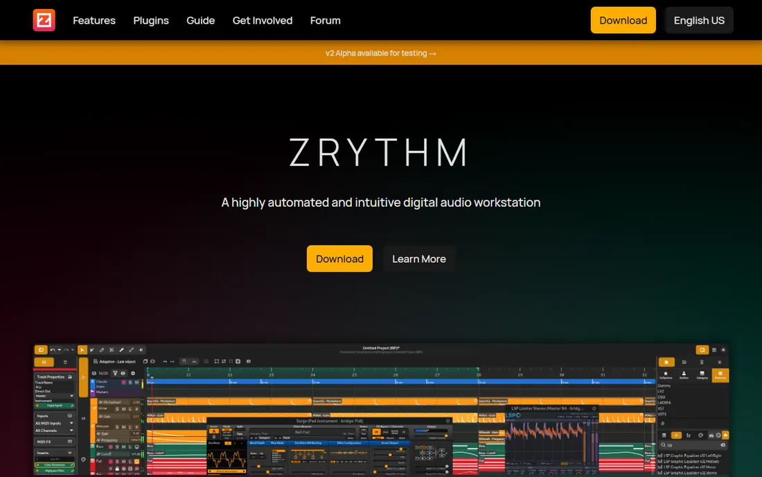Zrythm homepage