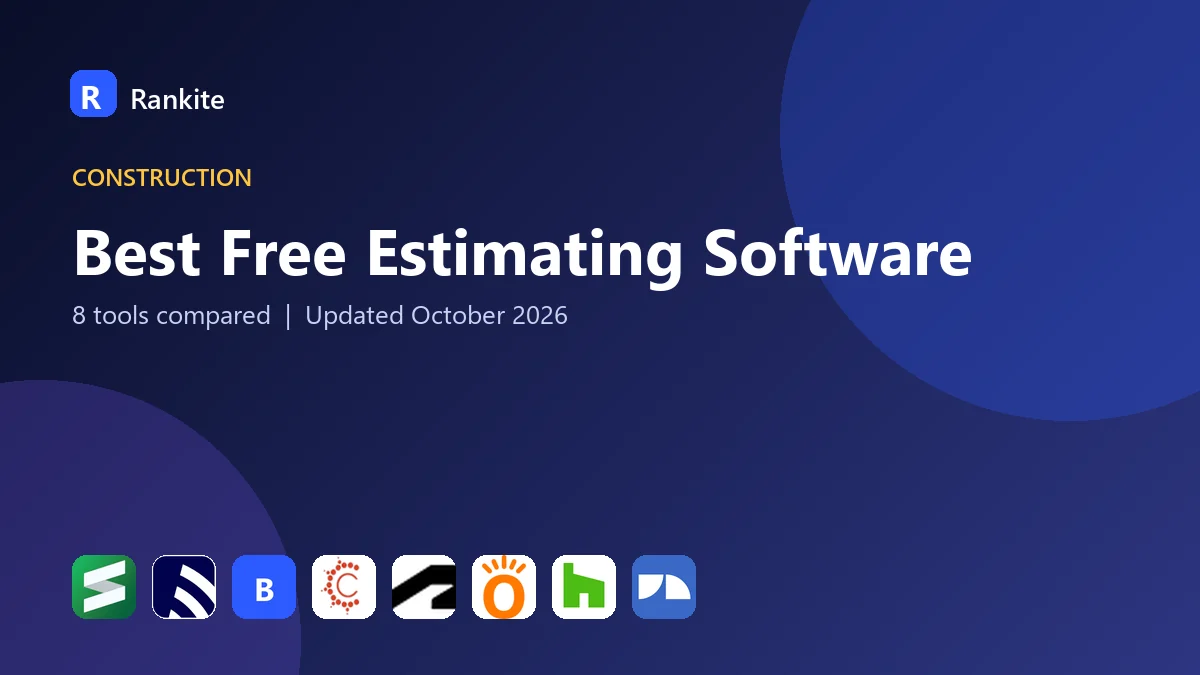 Best Free Estimating Software in 2026: 8 Tools Compared