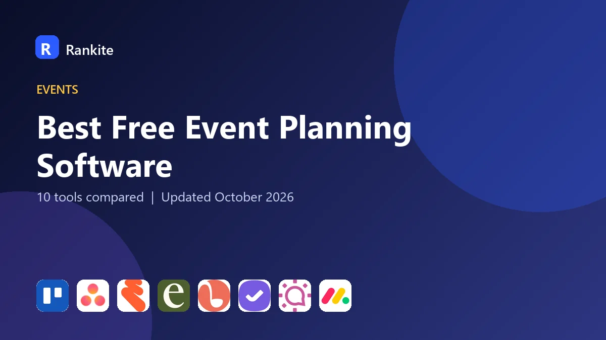 Best Free Event Planning Software in 2026: 10 Tools Compared