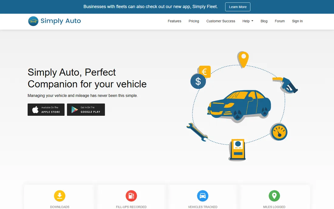 Simply Auto homepage