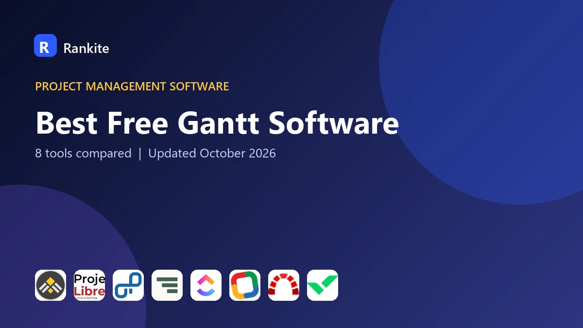 Best Free Gantt Software: 8 Tools Compared