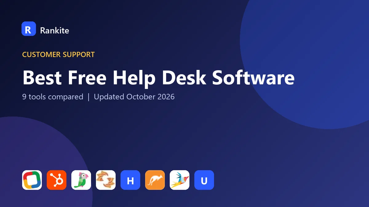 Best Free Help Desk Software in 2026: 9 Tools Compared