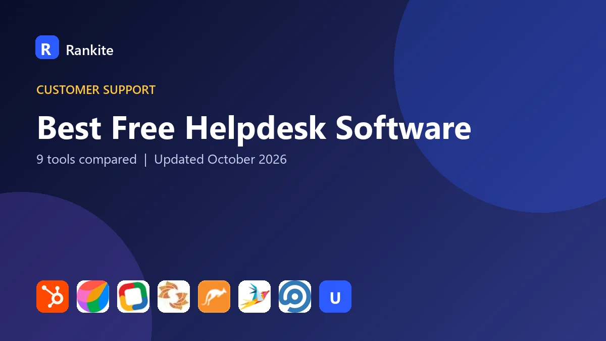 Best Free Helpdesk Software in 2026: 9 Tools Compared