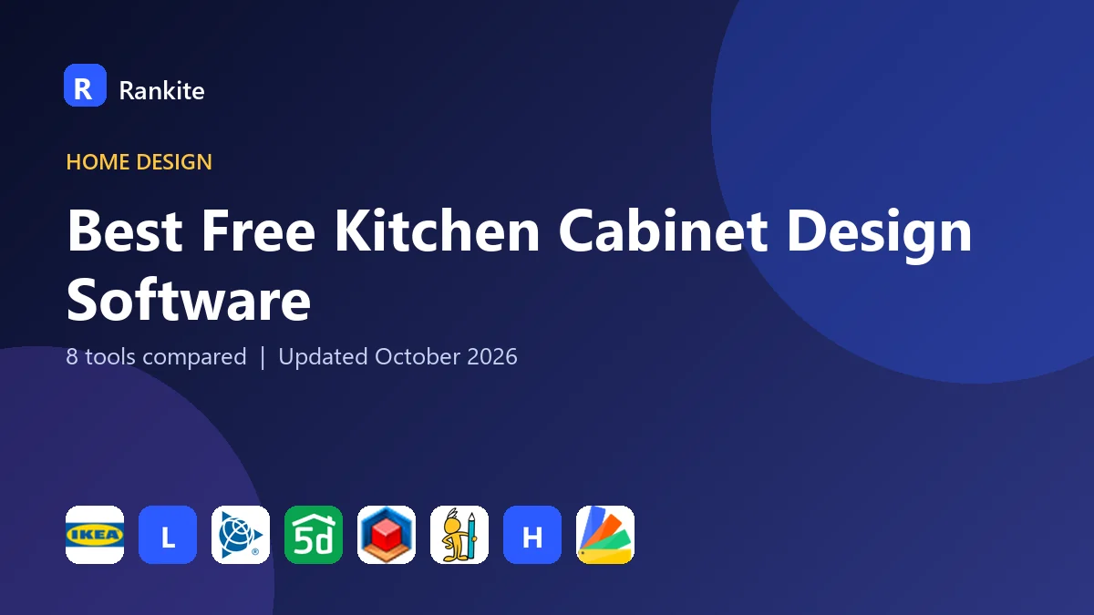Best Free Kitchen Cabinet Design Software in 2026: 8 Tools Compared